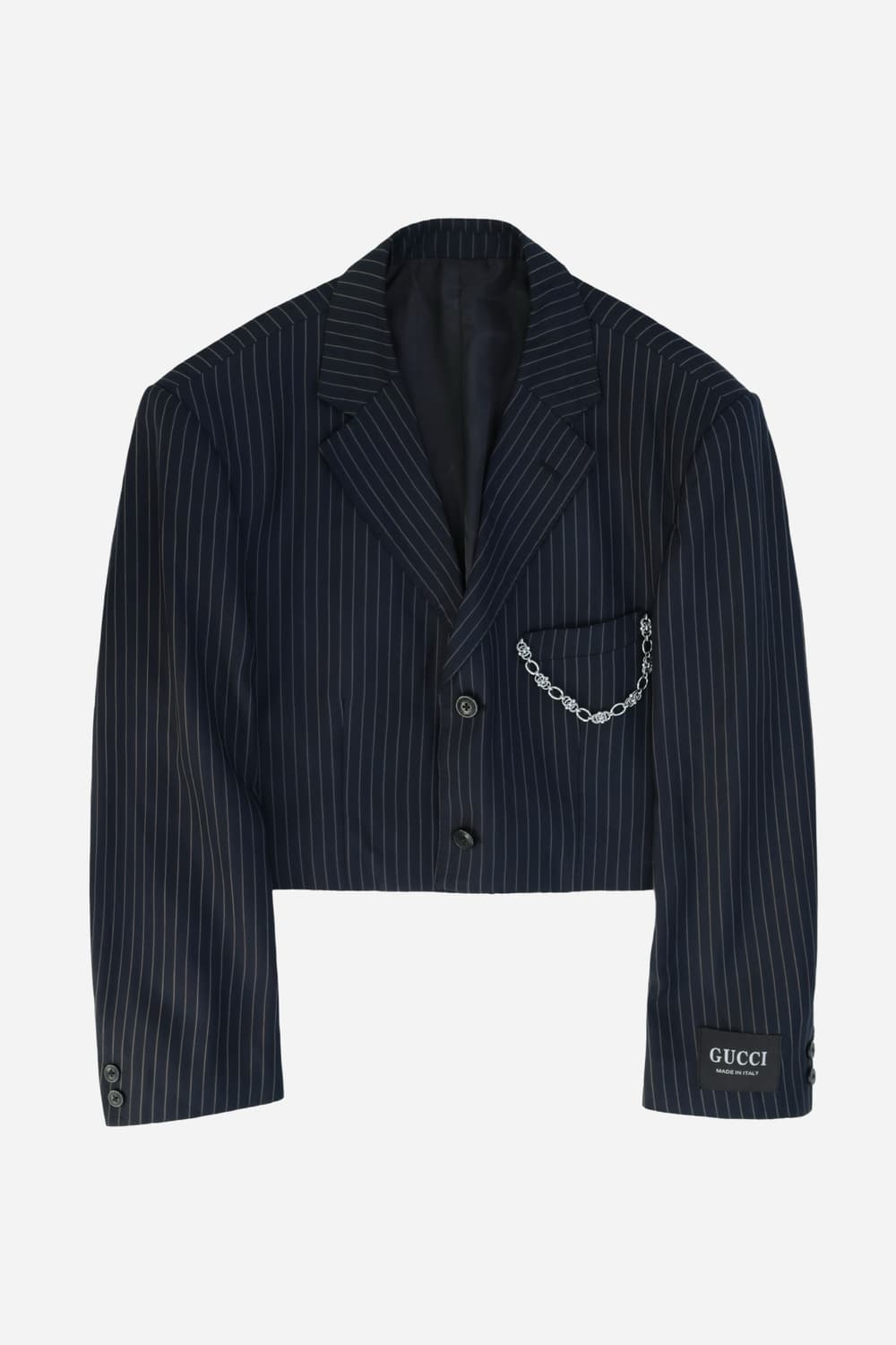 Gucci Cropped Pinstripe Remake Blazer 상품이미지1