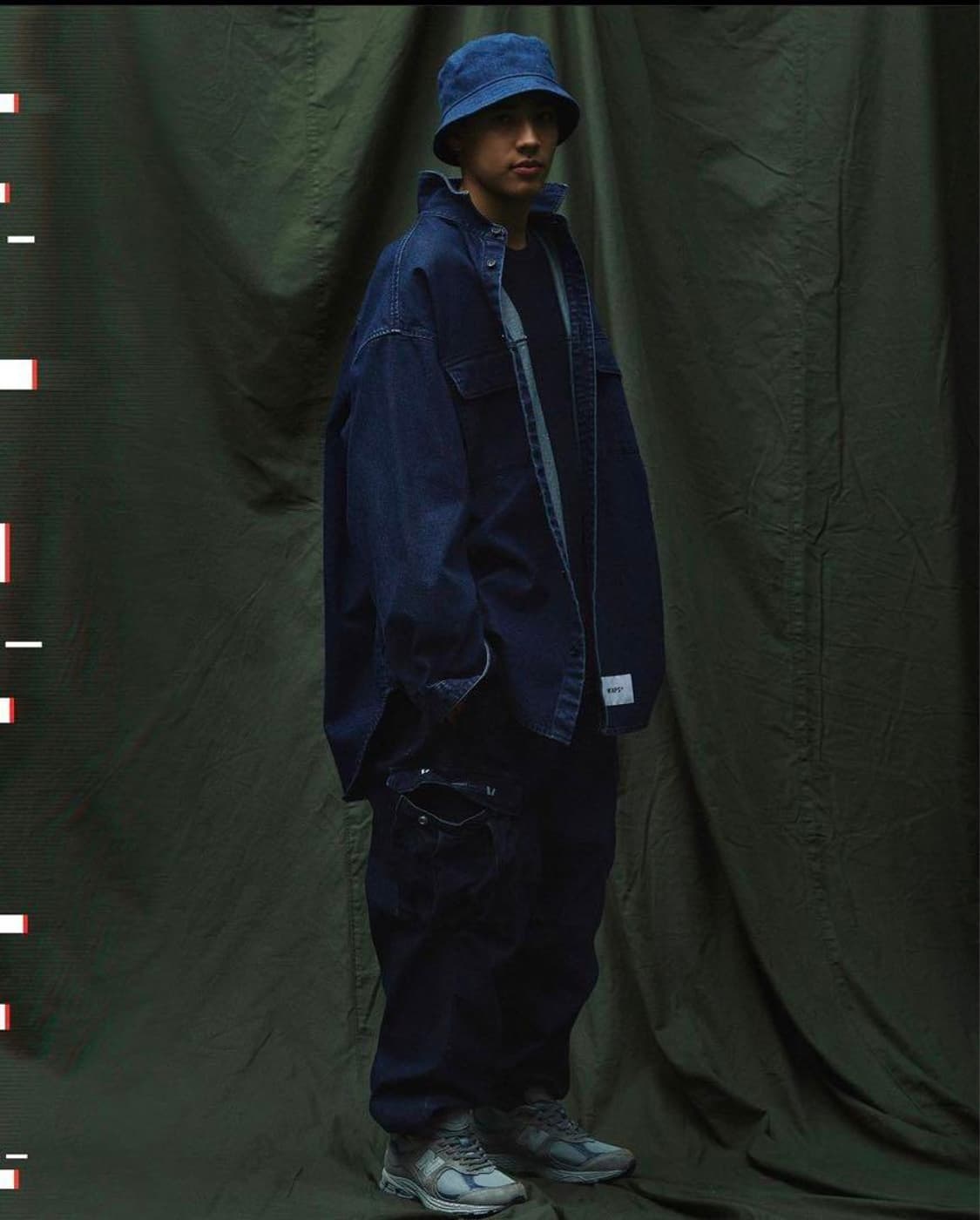 WTAPS 오버사이즈 흑청 데님 셔츠 상품이미지7