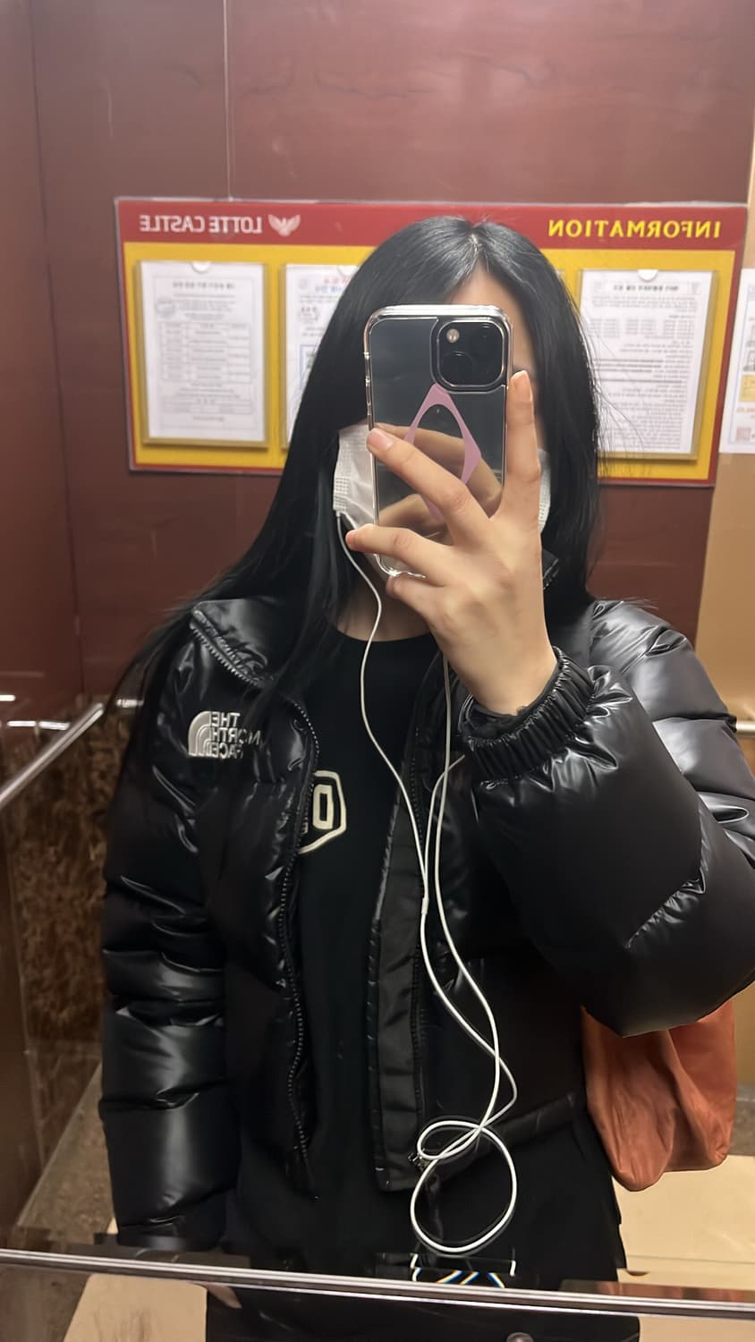 노스페이스 우먼스 크롭 패딩 상품이미지3