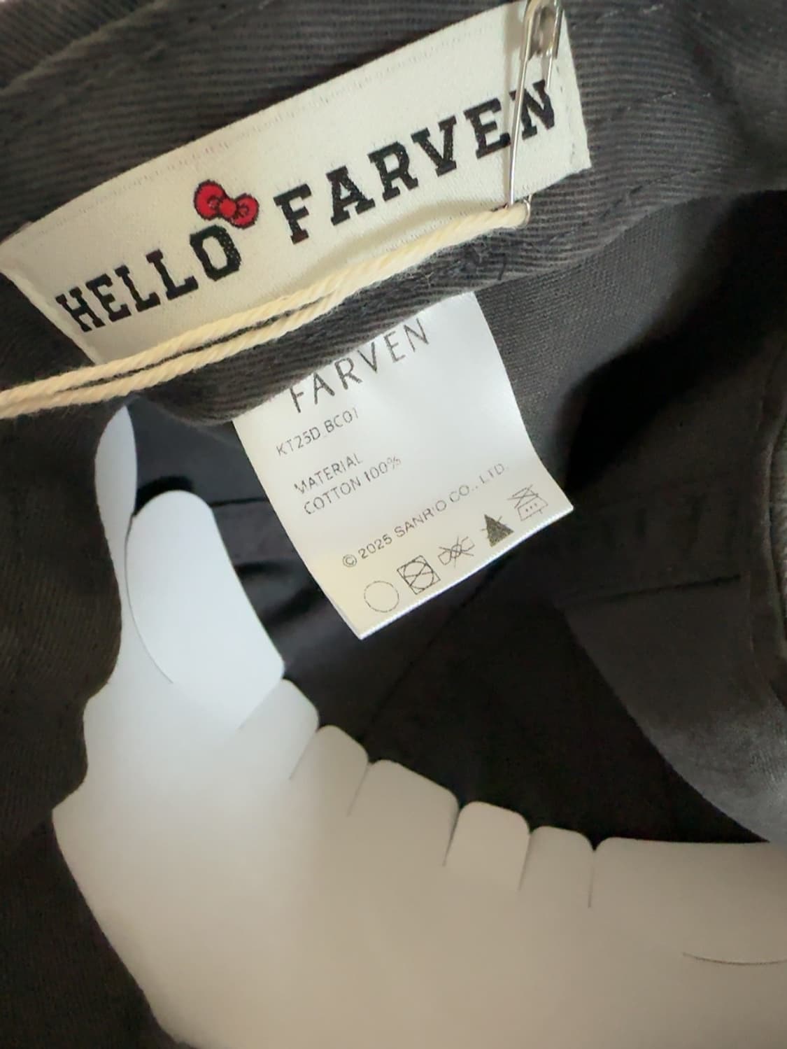 파르벵 x 키티 워시드 볼캡 (미착용새상품) 상품이미지2