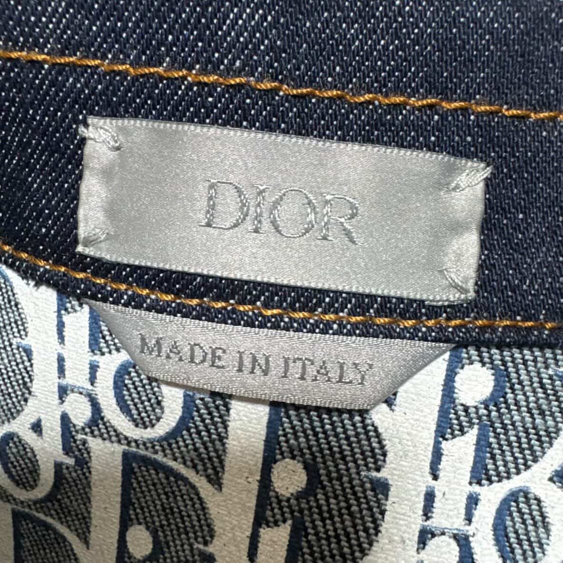 [새상품] 디올 오블리크 데님 청자켓 42 상품이미지2