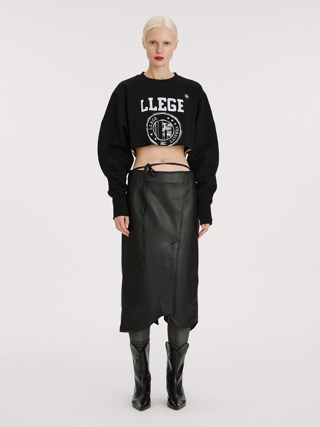 렉토 MENS CROPPED LLEGE SWEATSHIRT  상품이미지2
