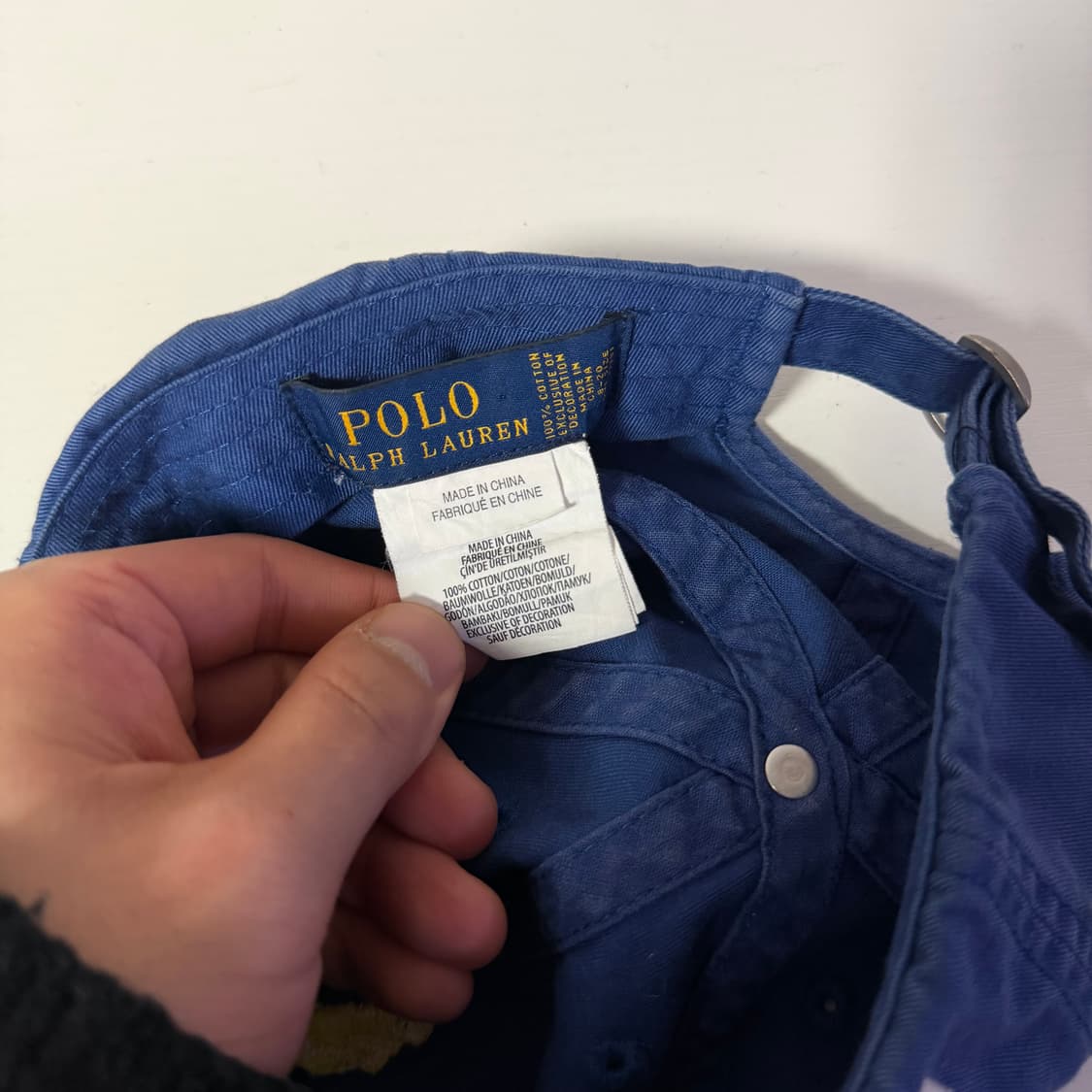 폴로 랄프로렌 3 로고 볼캡 상품이미지5