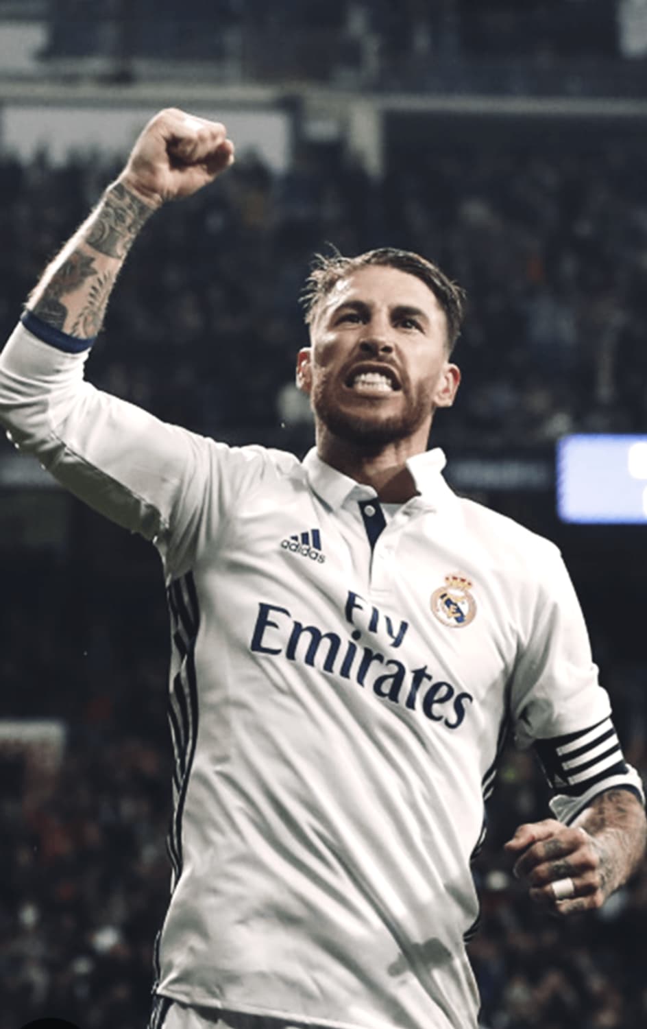 16-17 레알마드리드 홈킷 라모스 긴팔유니폼 XL 상품이미지7