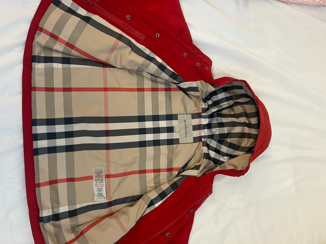 버버리 정품 아동 바람막이 점퍼2y/92cm 상품이미지6