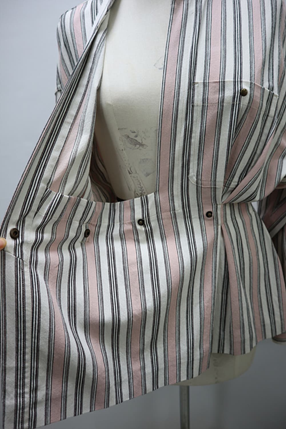 여성 ISABEL MARANT 이자벨마랑 상의 매장판 스트라이프 상품이미지5