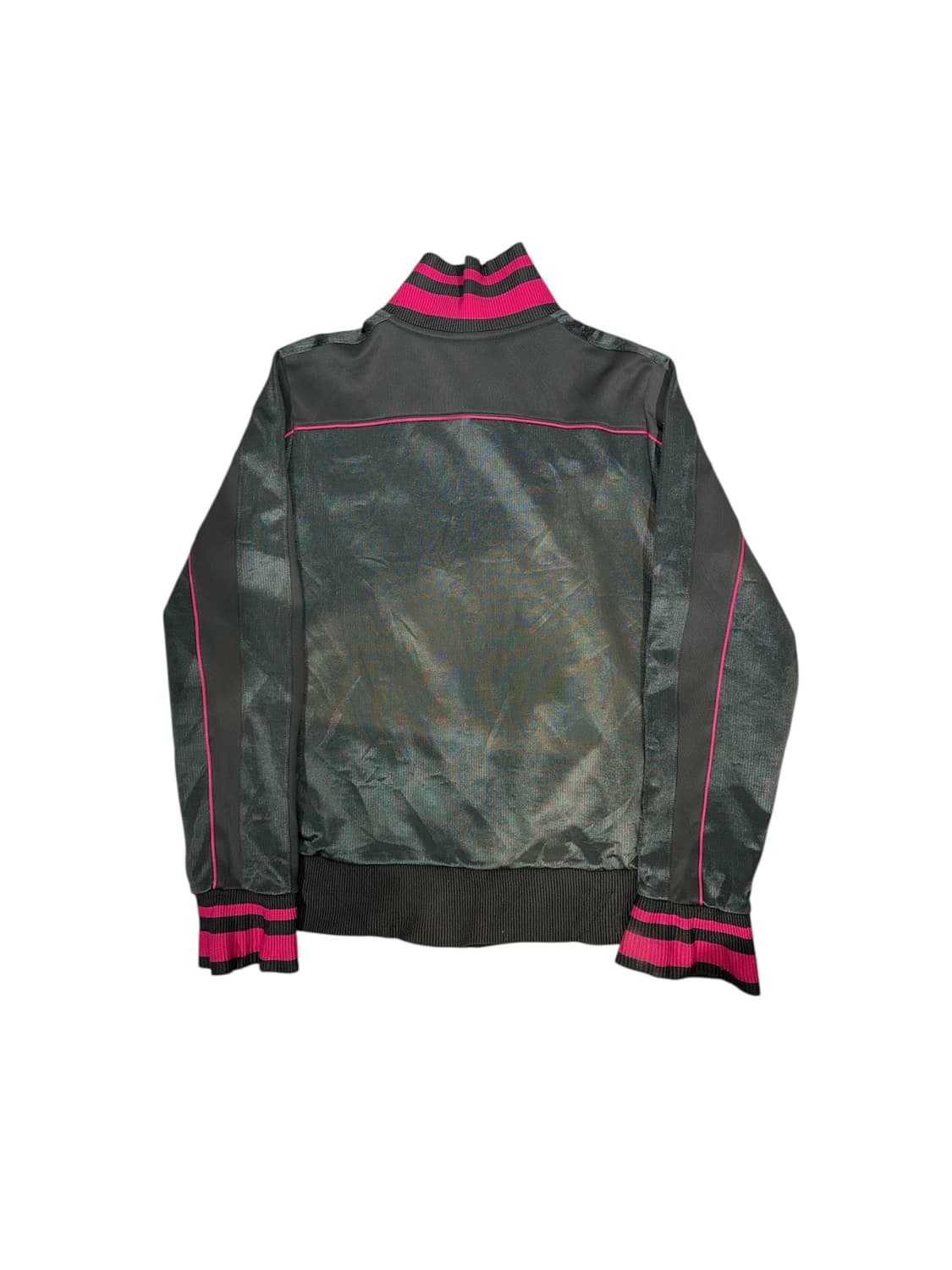 푸마 차콜 핑크 스몰 로고 트랙탑 져지 M 상품이미지6