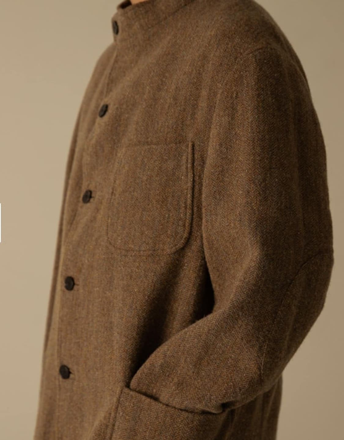 [2] 아프레쎄 트위드 헌팅 자켓 브라운 상품이미지7