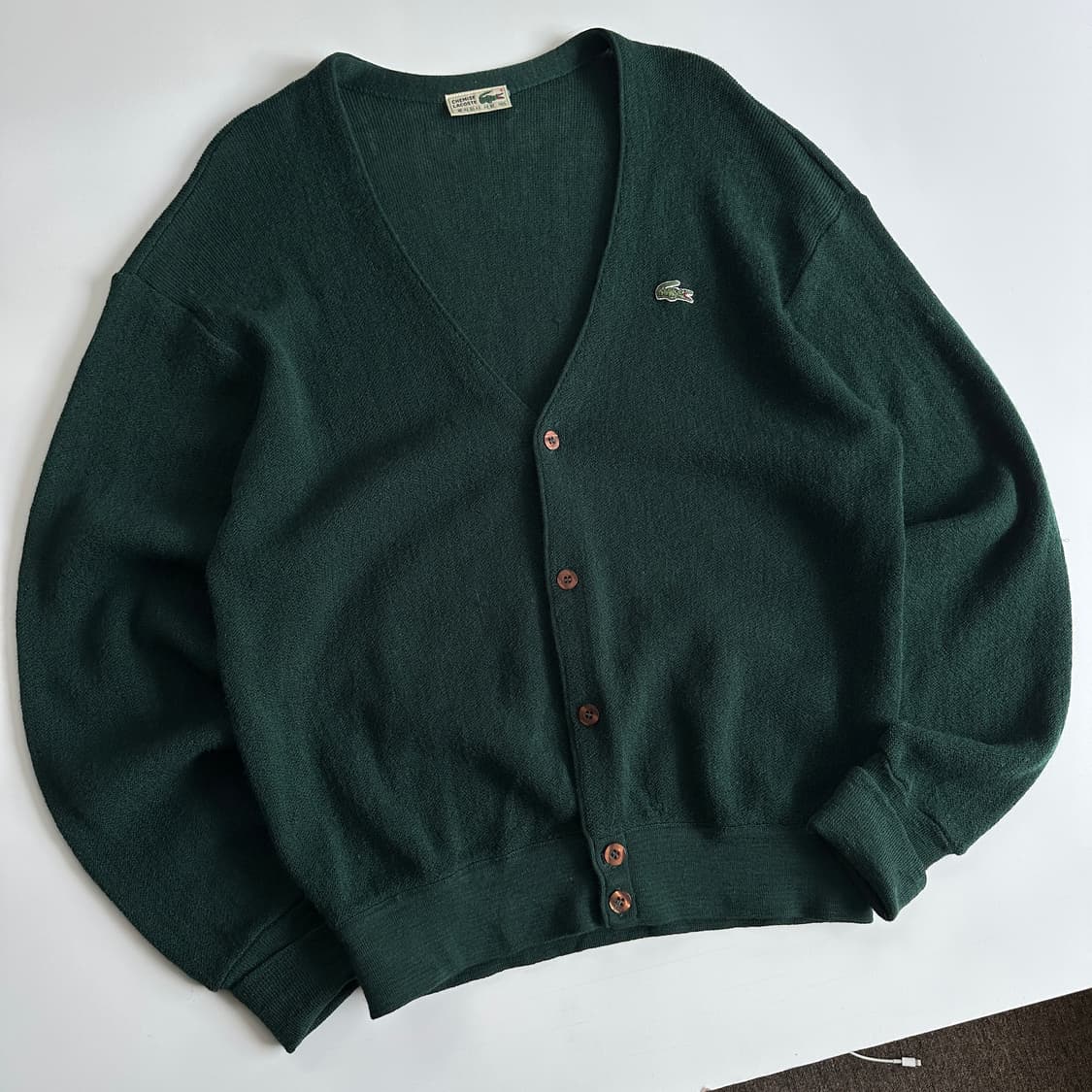 Lacoste 라코스테 서광 90‘s 퓨어울 가디건 상품이미지1
