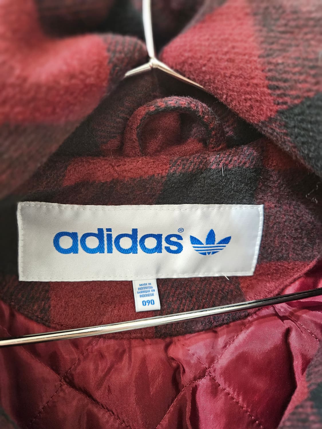 아디다스 울 체크 자켓 상품이미지4