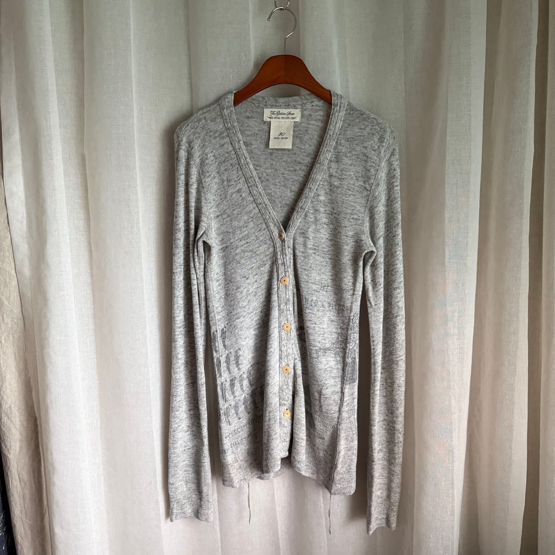 Remi Relief lettering printed cardigan 상품이미지1