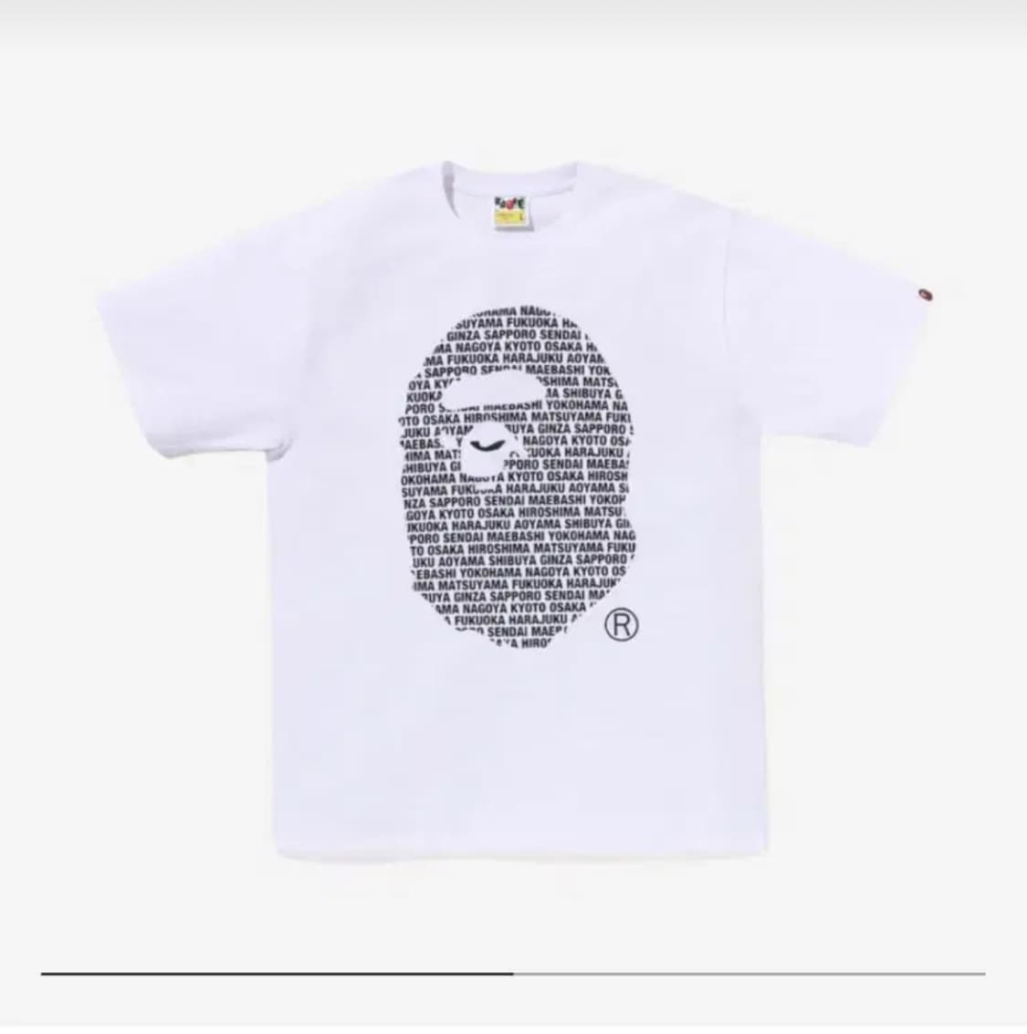 BAPE Japan Ape Head T-Shirt White 상품이미지1