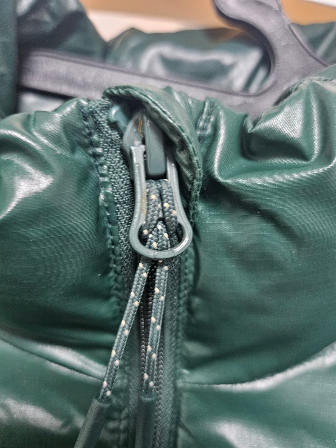 브라운브레스 유광패딩 M 녹색 상품이미지8