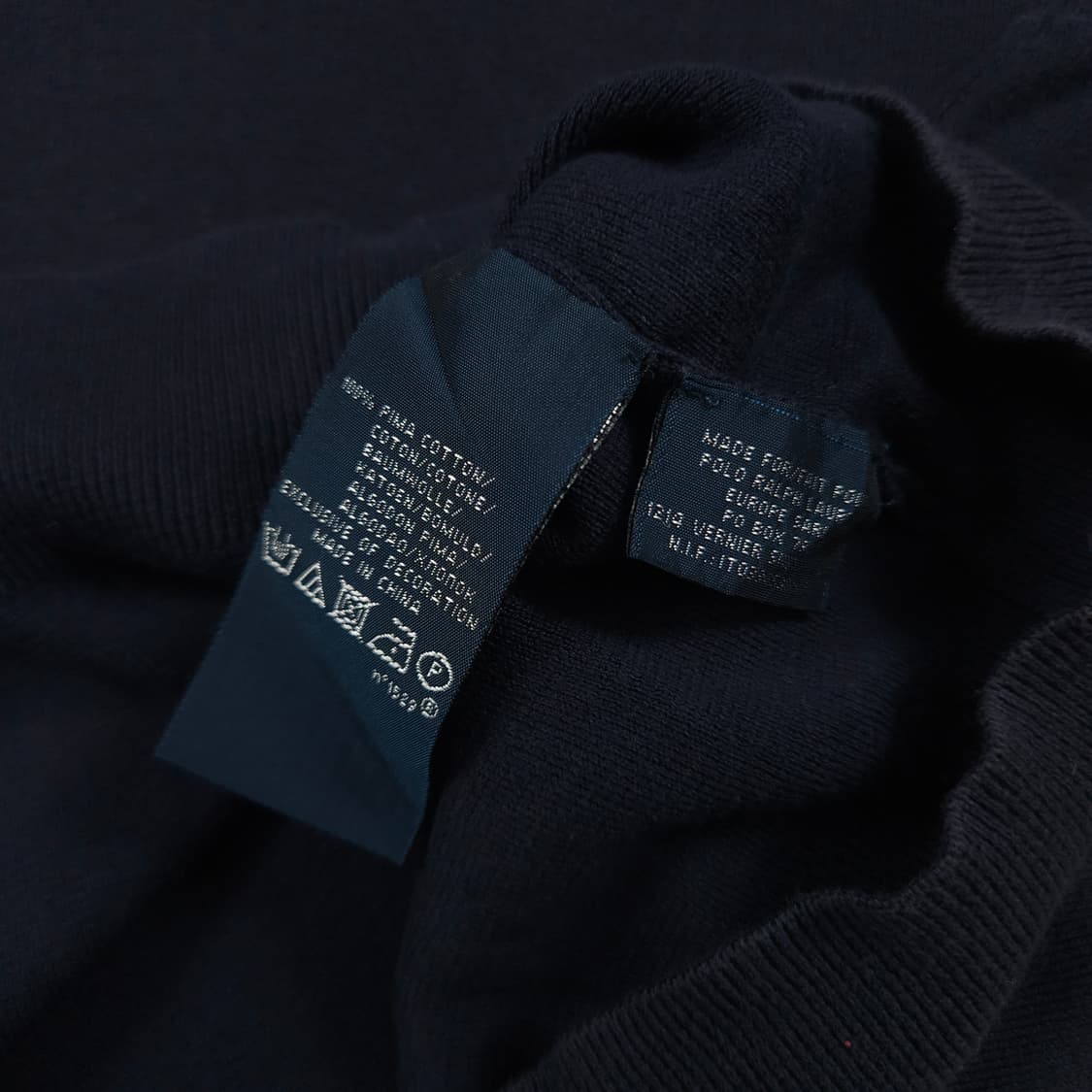 2XL(110) 폴로랄프로렌 브이넥 베스트 네이비 상품이미지3