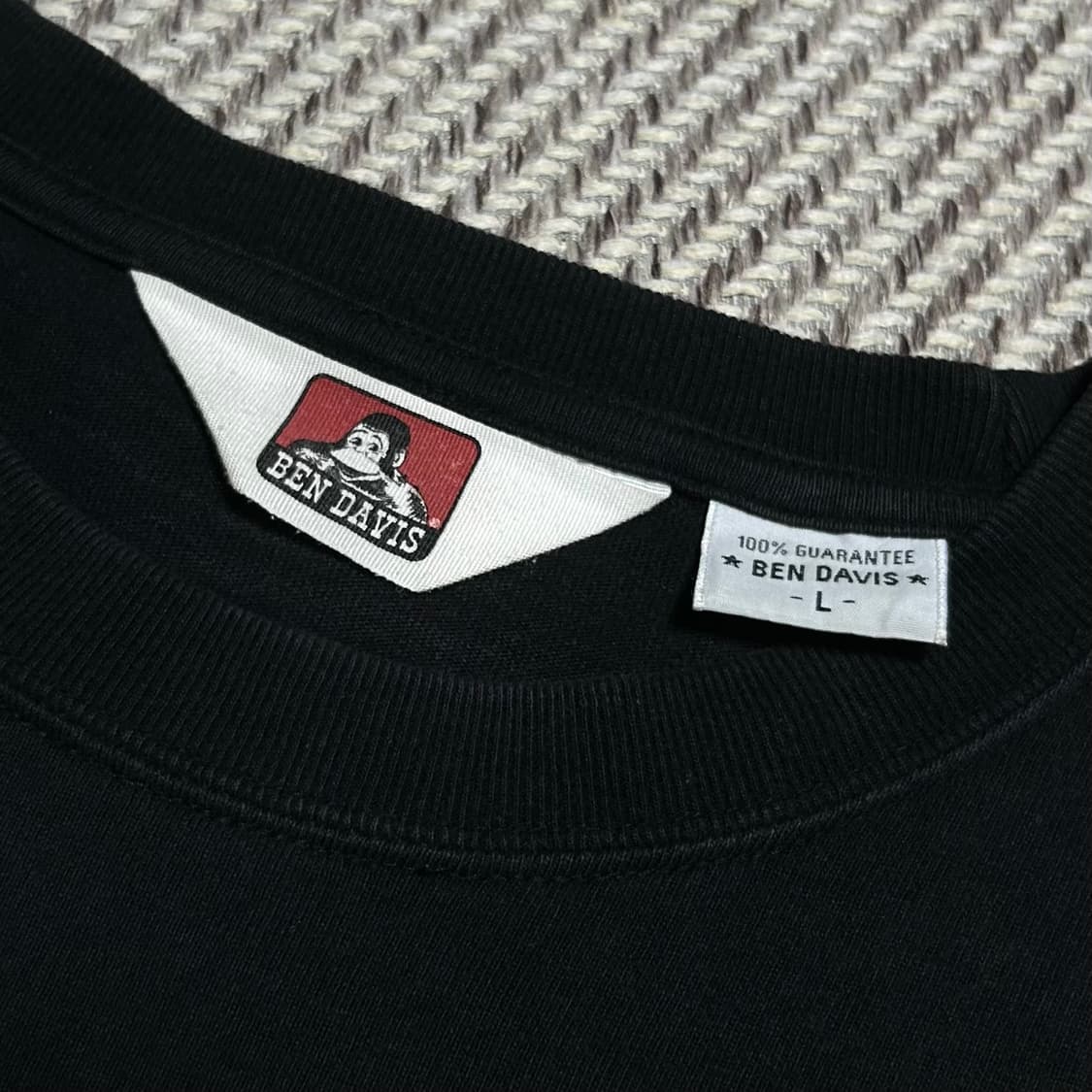 [L] Ben davis 벤 데이비스 블랙 포켓 긴팔티 상품이미지4