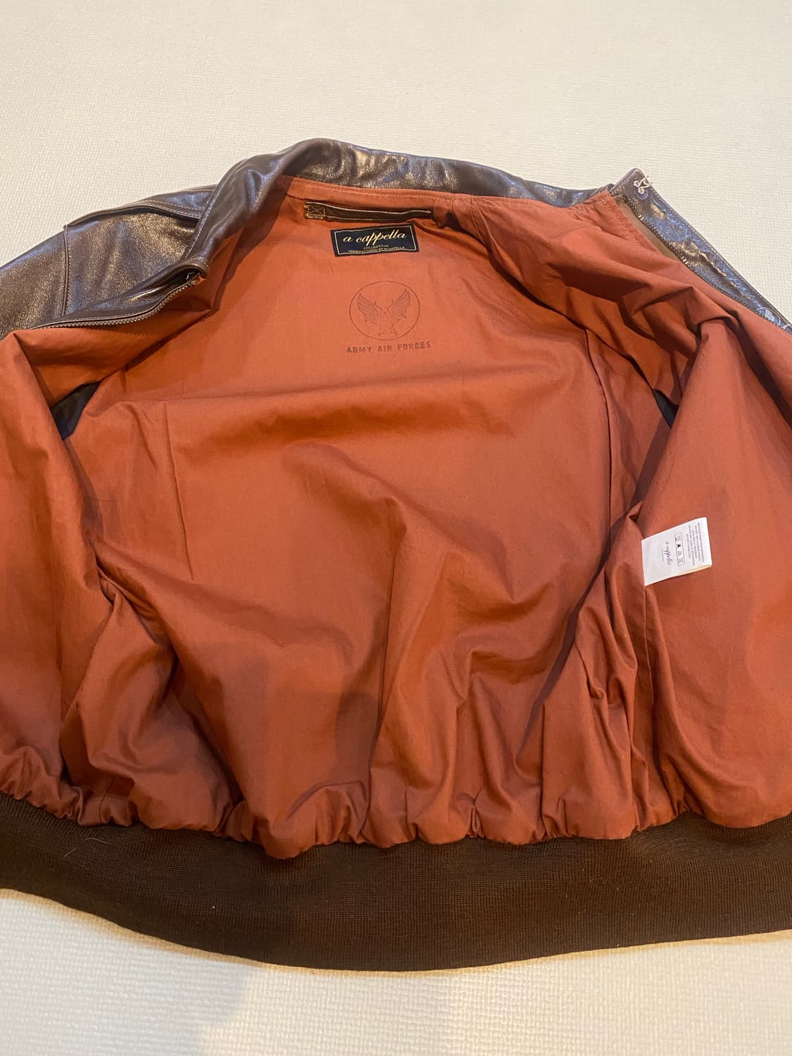 아카펠라클로딩 A-2 46 카우하이드 상품이미지4