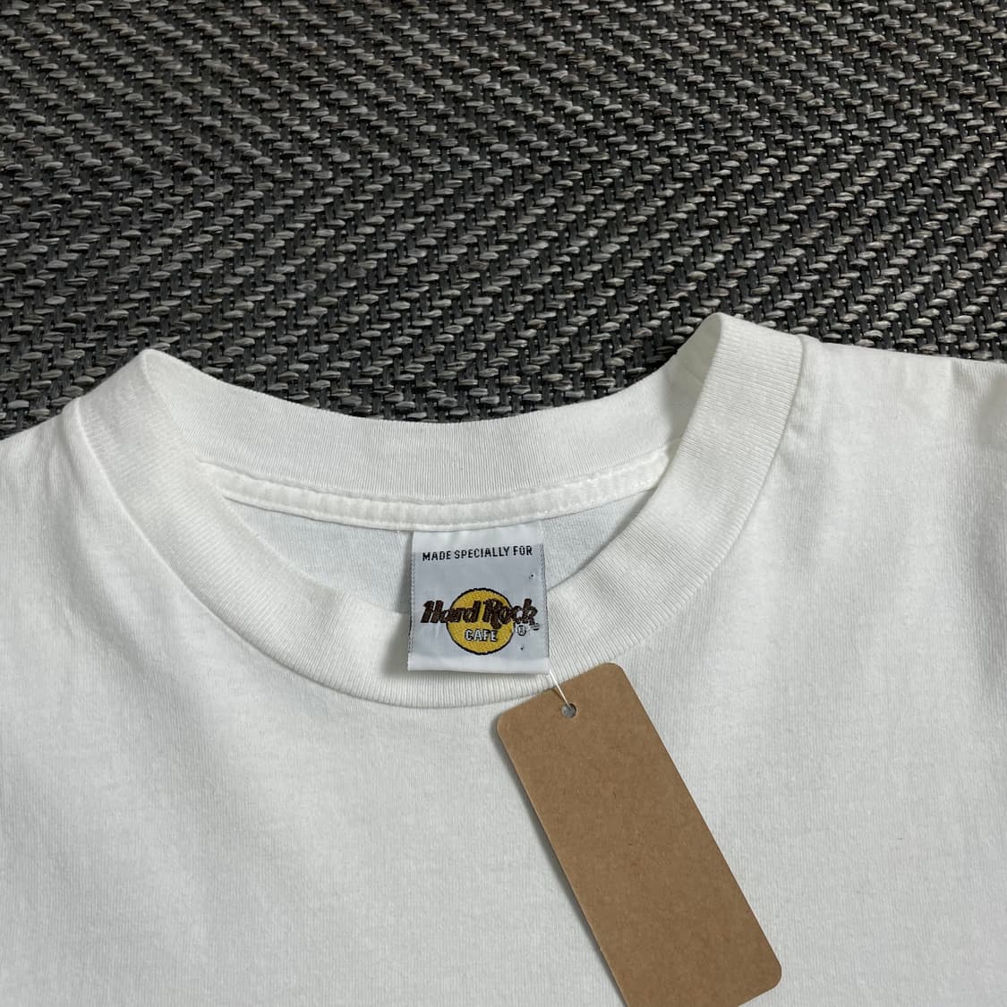 00s 하드락카페 프린팅 화이트 반팔 티셔츠o 4389 상품이미지4