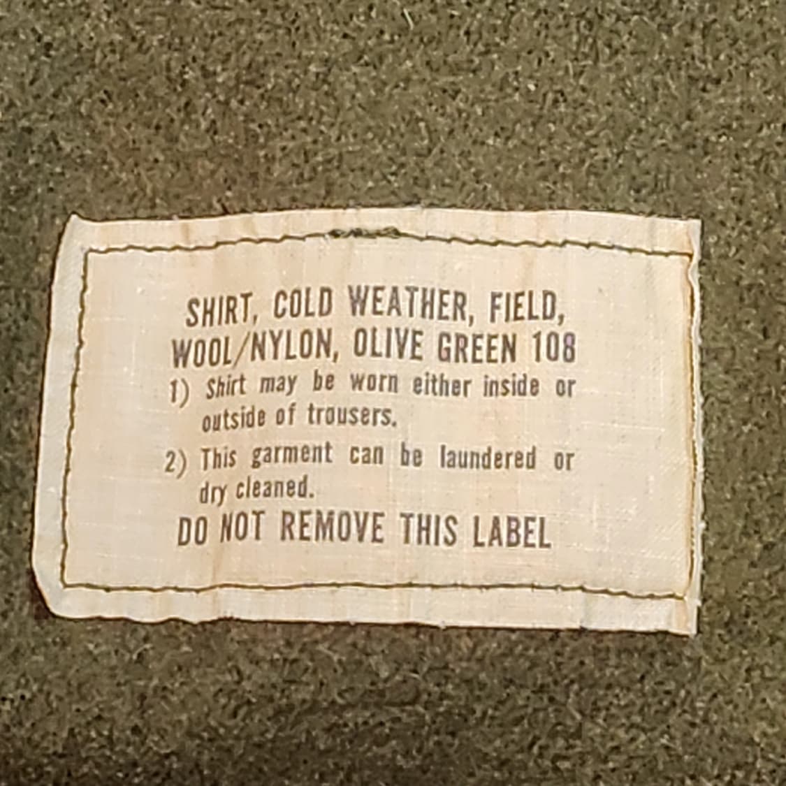 OG-108 울 밀리터리 필드 셔츠 상품이미지3