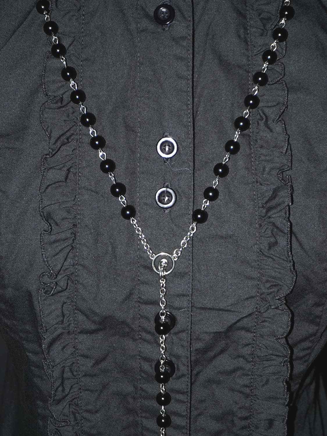 (body line) gothic lolita frill shirt  상품이미지5