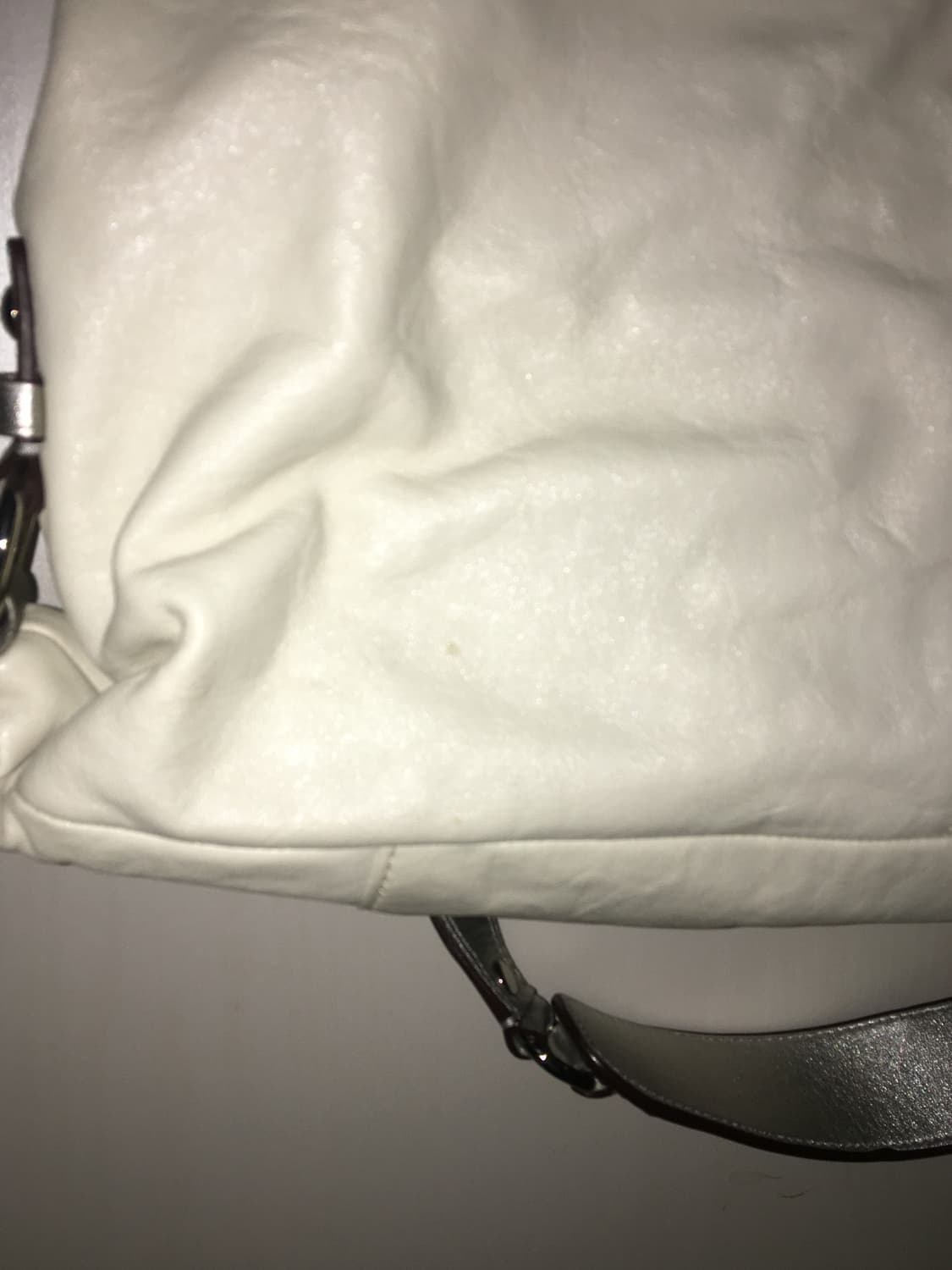 Coach vintage ivory &silver shoulder bag 상품이미지6