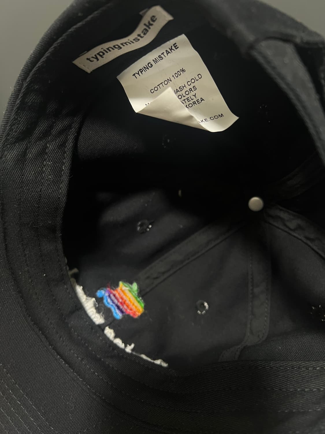 typing mistake apple 볼캡 상품이미지2