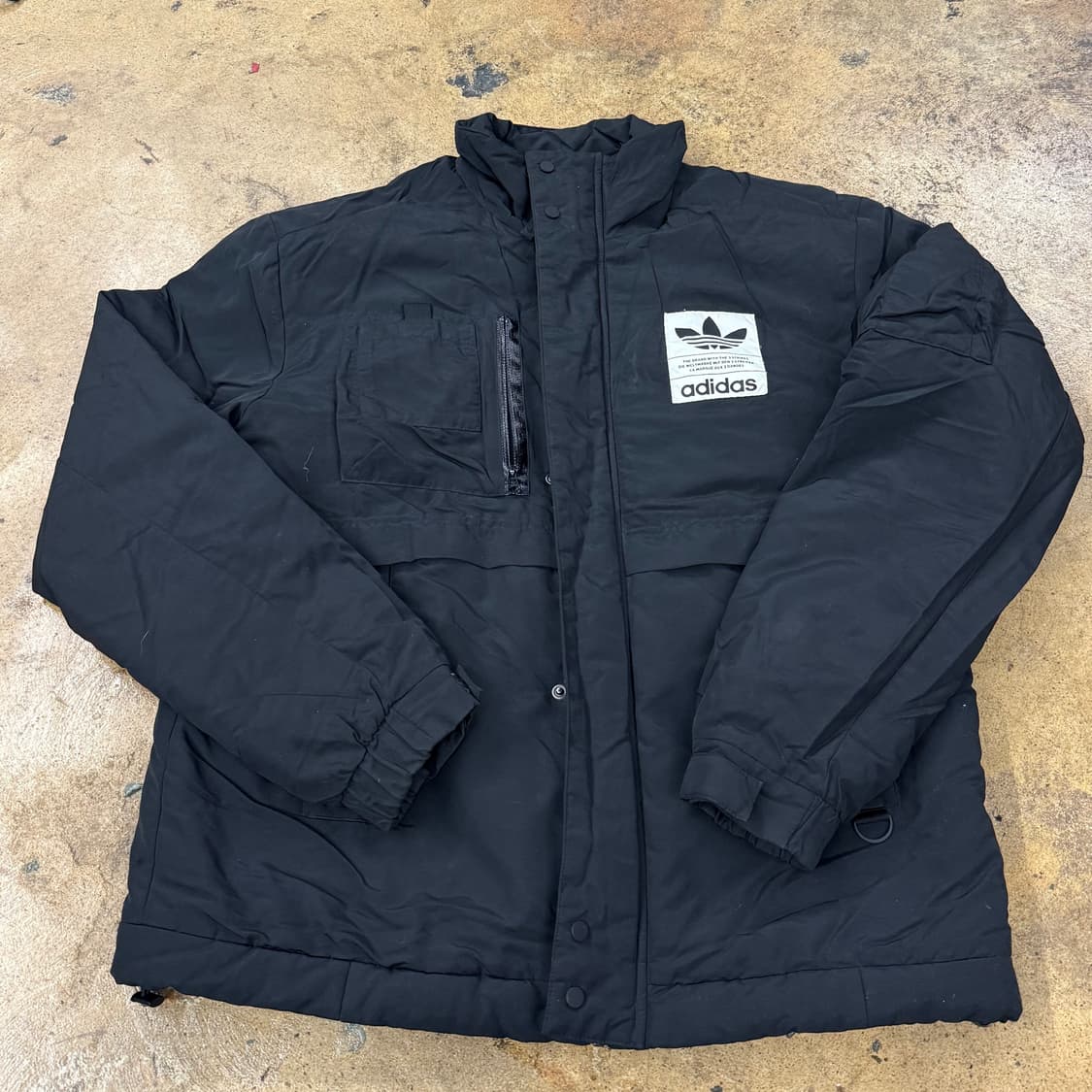 [정품/M] 아디다스 파이어버드 패디드 블랙 자켓 b18 상품이미지2