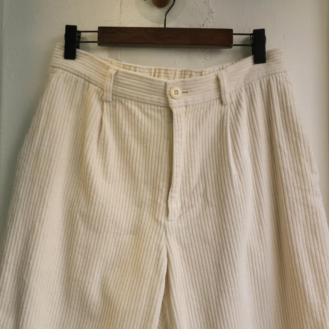 GU 크림화이트 코듀로이 팬츠 상품이미지3