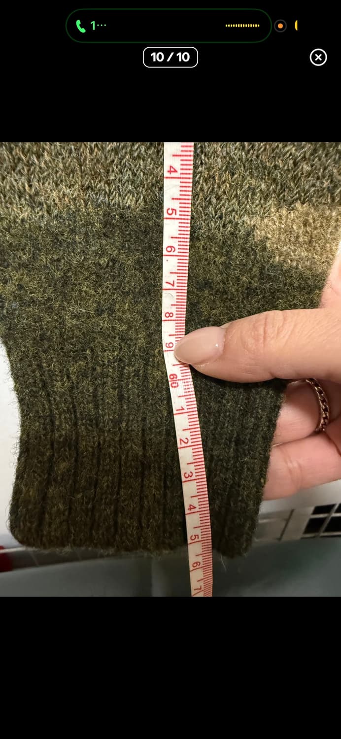 폴로 랄프로렌 엘보패치 카모플라쥬 울 니트 XS 상품이미지7