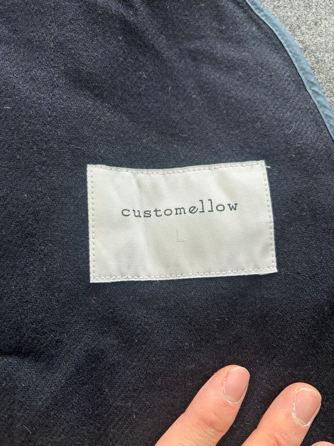 커스텀멜로우 핸드메이드 더블집업 코트 사이즈 105 상품이미지7