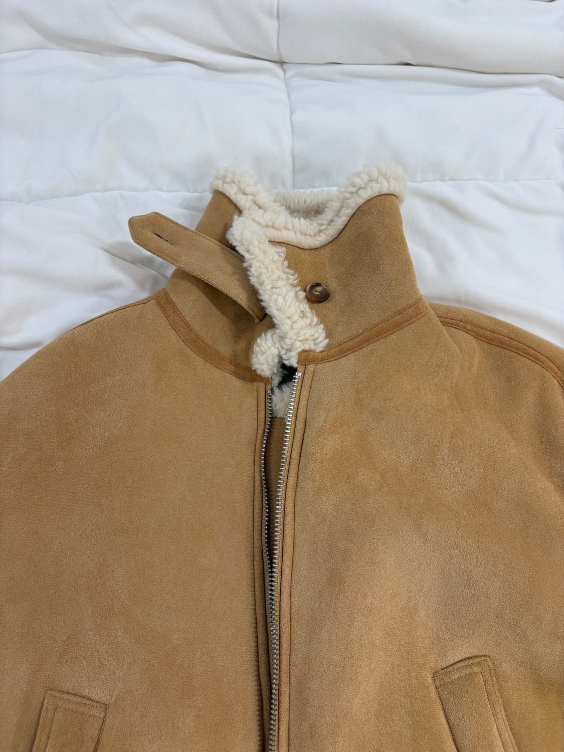 시야쥬 fake suede mustang 스웨이드 무스탕 상품이미지5