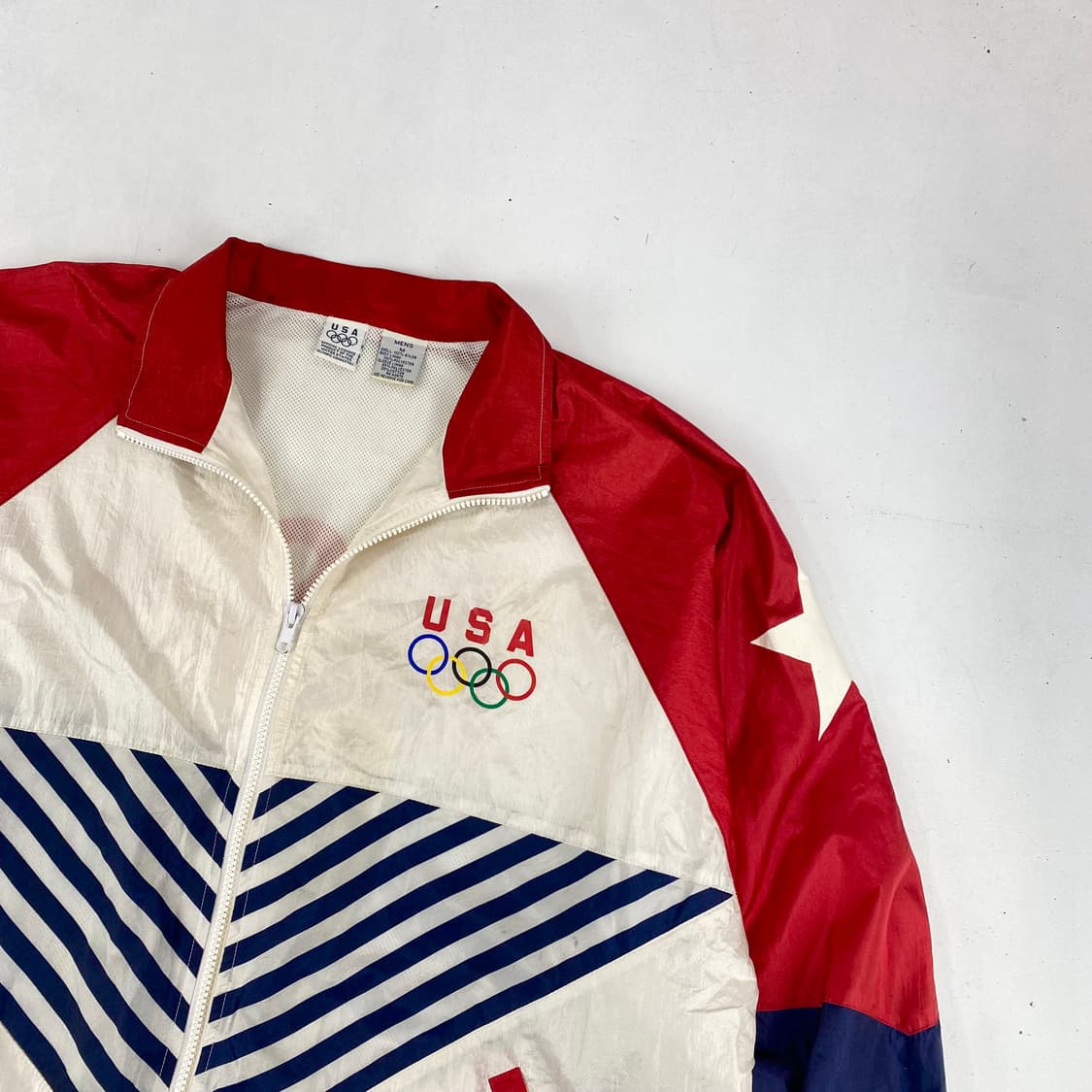 1984 La 올림픽 선수 지급용 나일론 트랙 자켓  상품이미지1