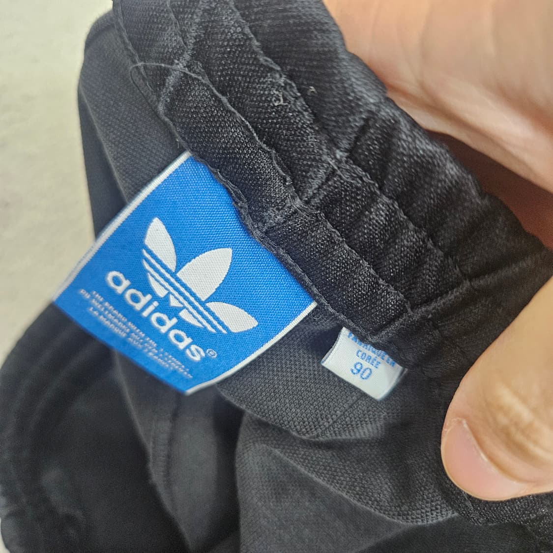 아디다스 유로파 트랙 팬츠 90 블랙 상품이미지5