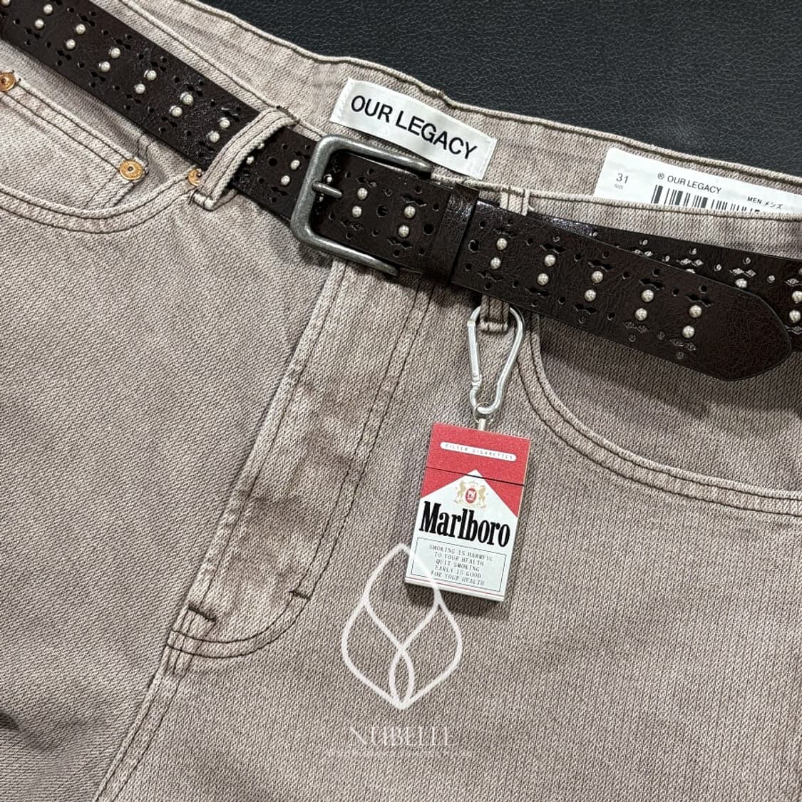 🌗 Ethnic punched belt / 에스닉 펀칭 스터드 벨트 상품이미지1