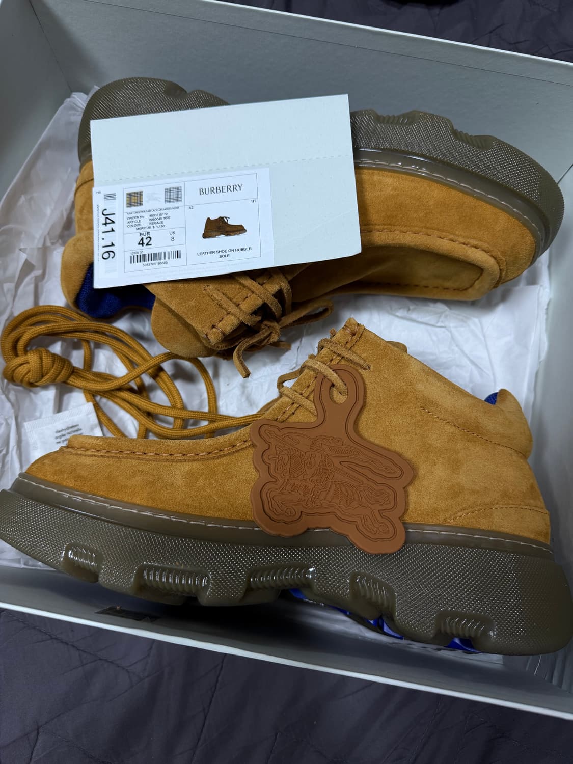 42)버버리 스웨이드 크리퍼 상품이미지2