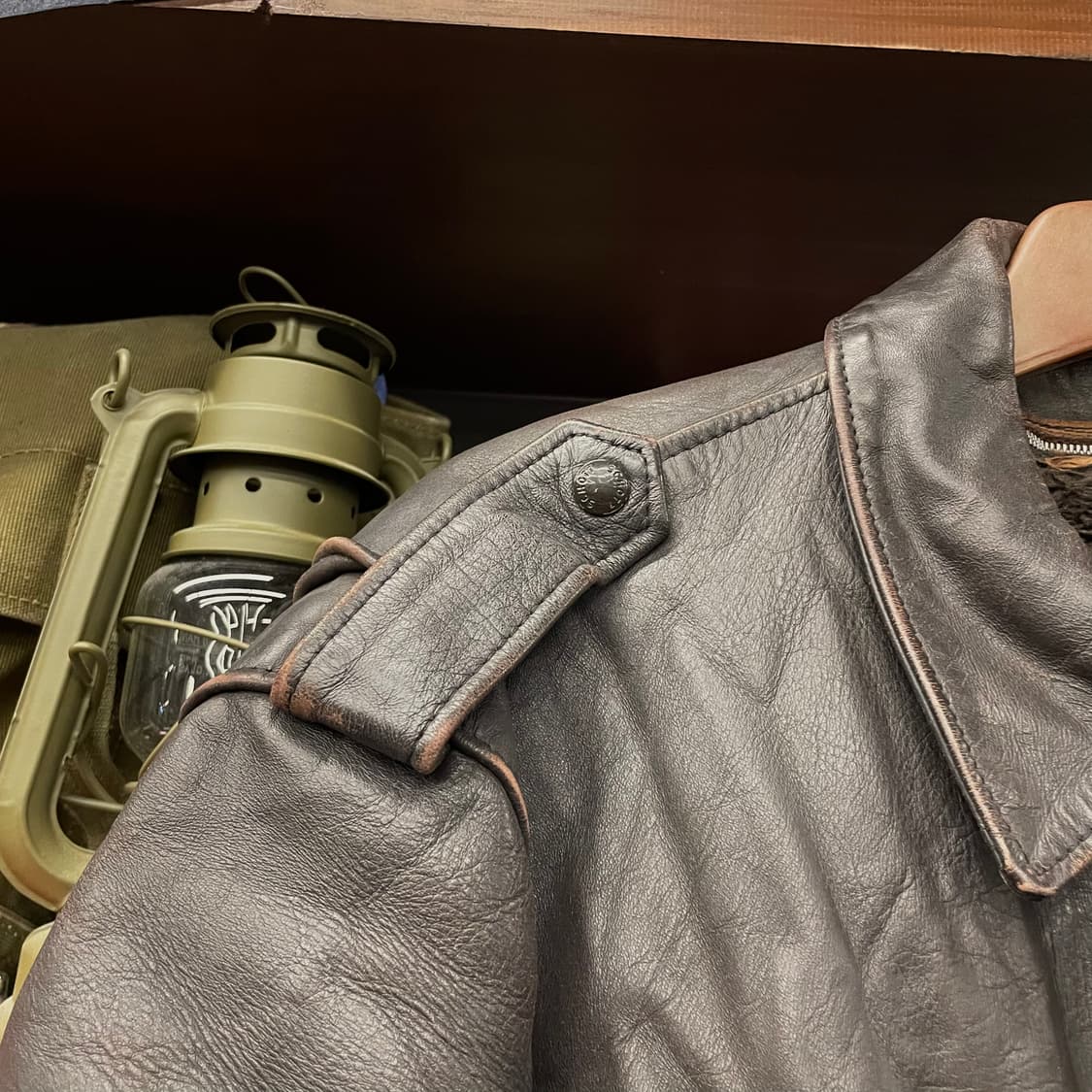 90s Schott 쇼트 made usa 오리지널 a2 레더 소가죽 자켓 상품이미지5