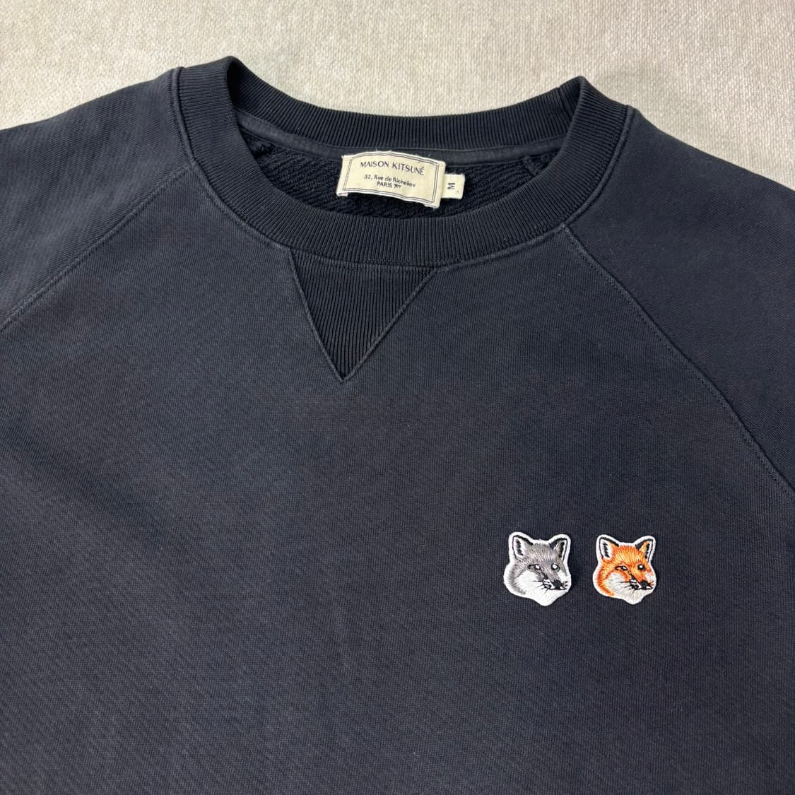 100 메종키츠네 투폭스 맨투맨 상품이미지2