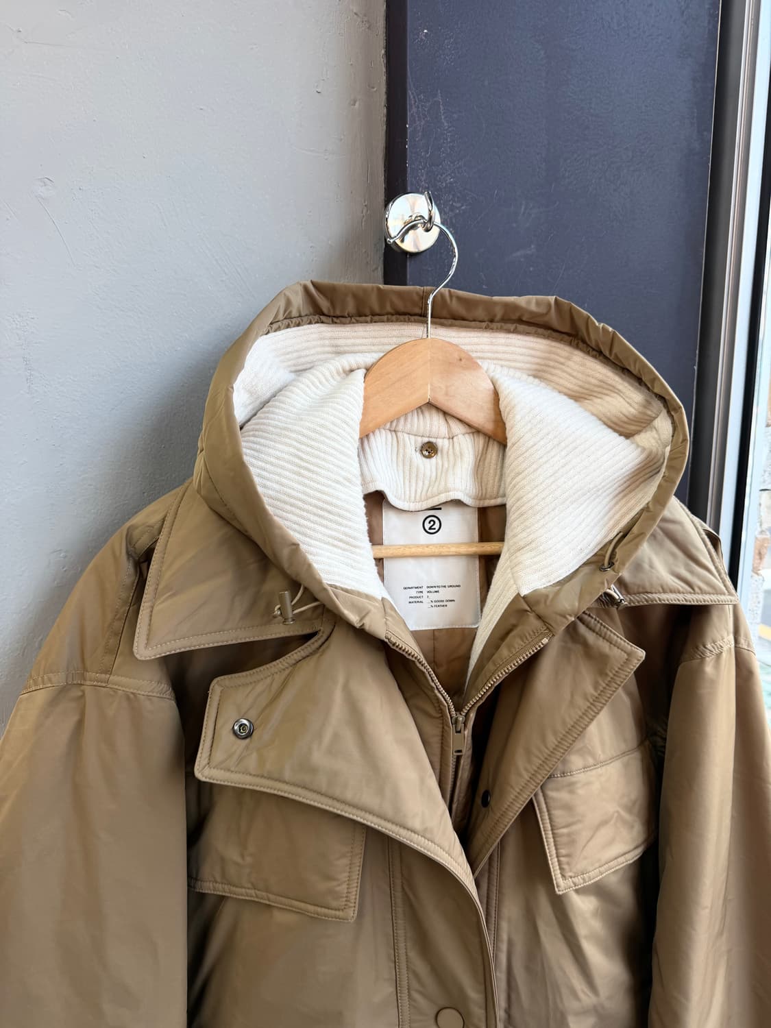 .82/ 시스템 19FW 구스다운 믹스매치 레이어 패딩 상품이미지3