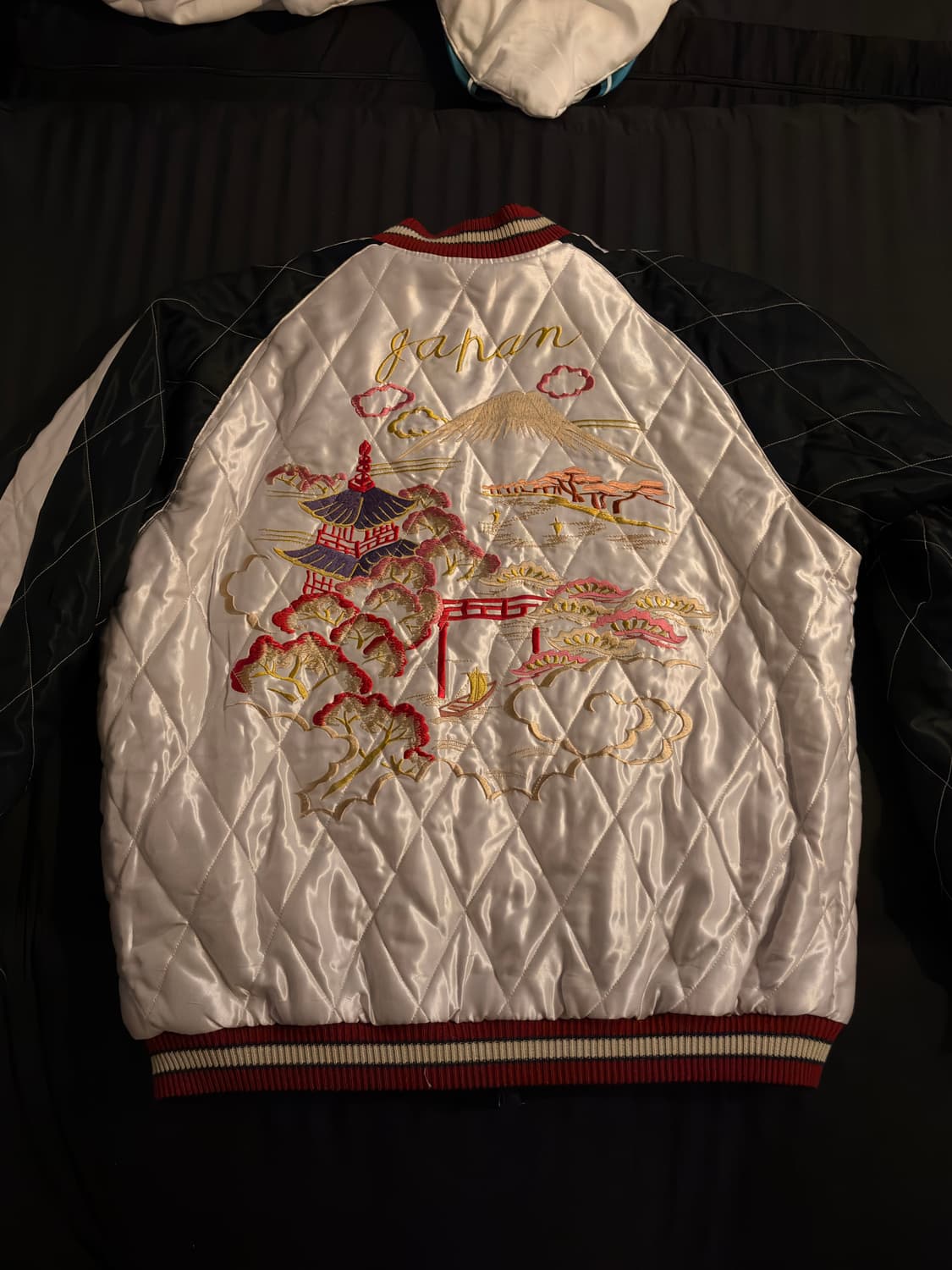 (L)테일러 토요 누빔 스카잔 상품이미지5