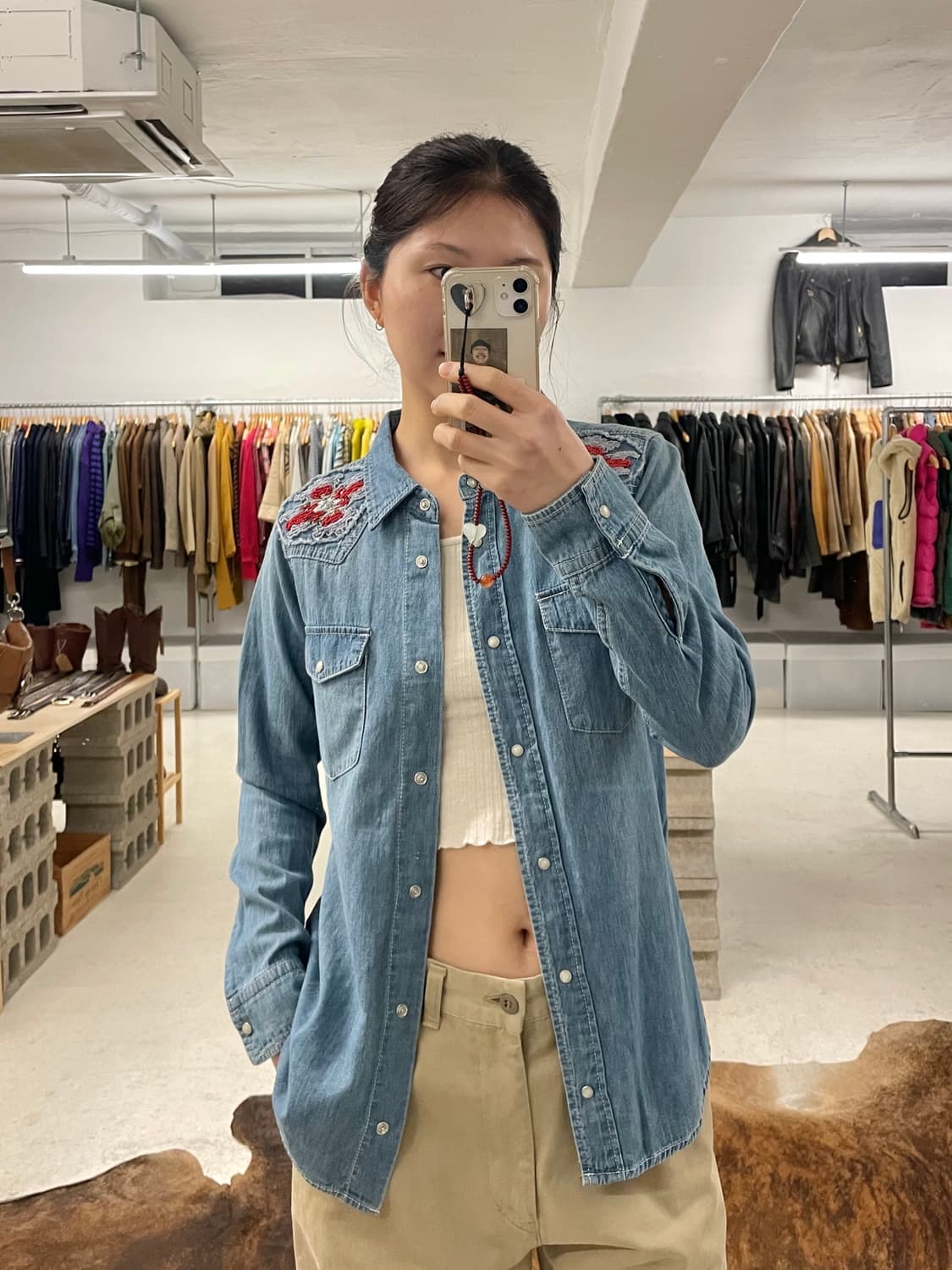 VTG navajo beads western shirts 나바호 웨스턴 상품이미지7