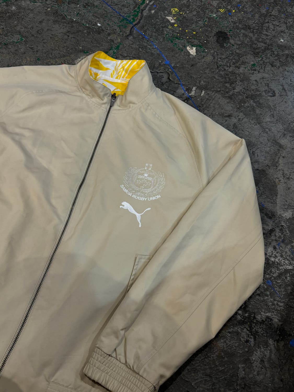 푸마 베이지 집업 져지 상품이미지7