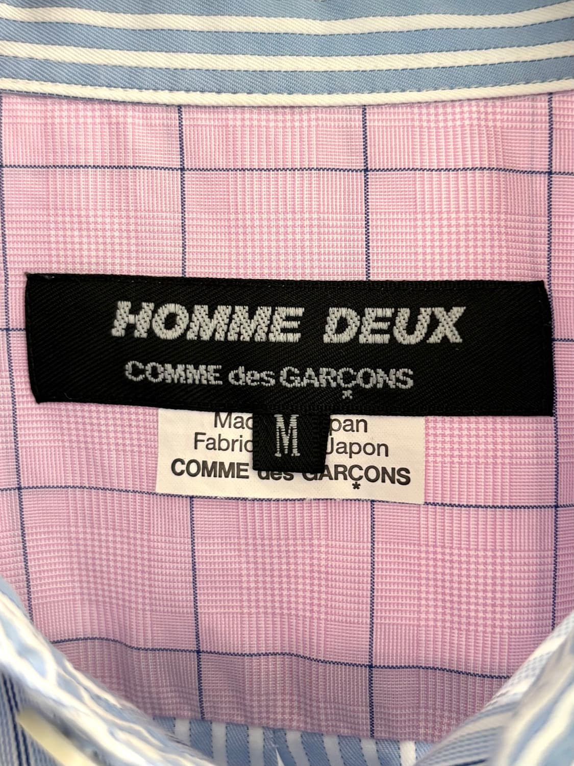 꼼데가르송 옴므 듀스 멀티 스트라이프 셔츠 상품이미지7