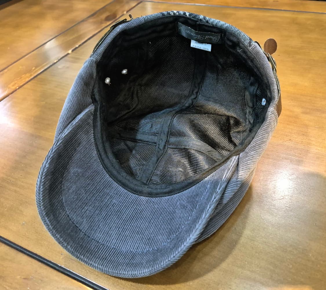 코듀로이 체크 헌팅캡 상품이미지5