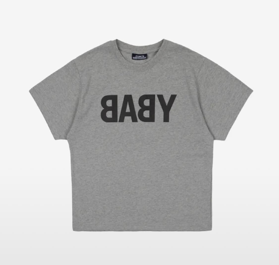 톰스벌스데이 하프 티셔츠 그레이 상품이미지1