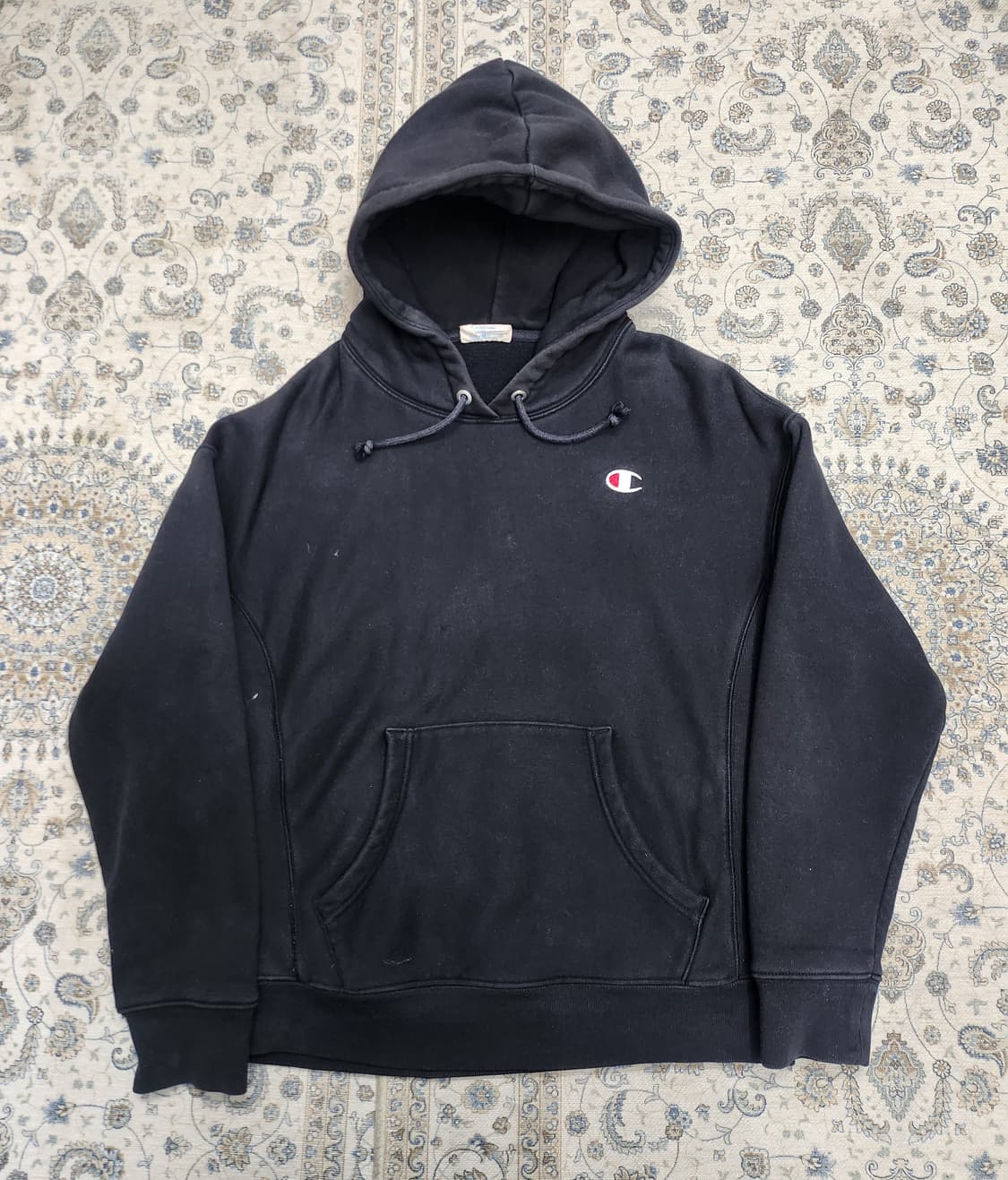 champion 챔피온 블랙 후드티 M 상품이미지1