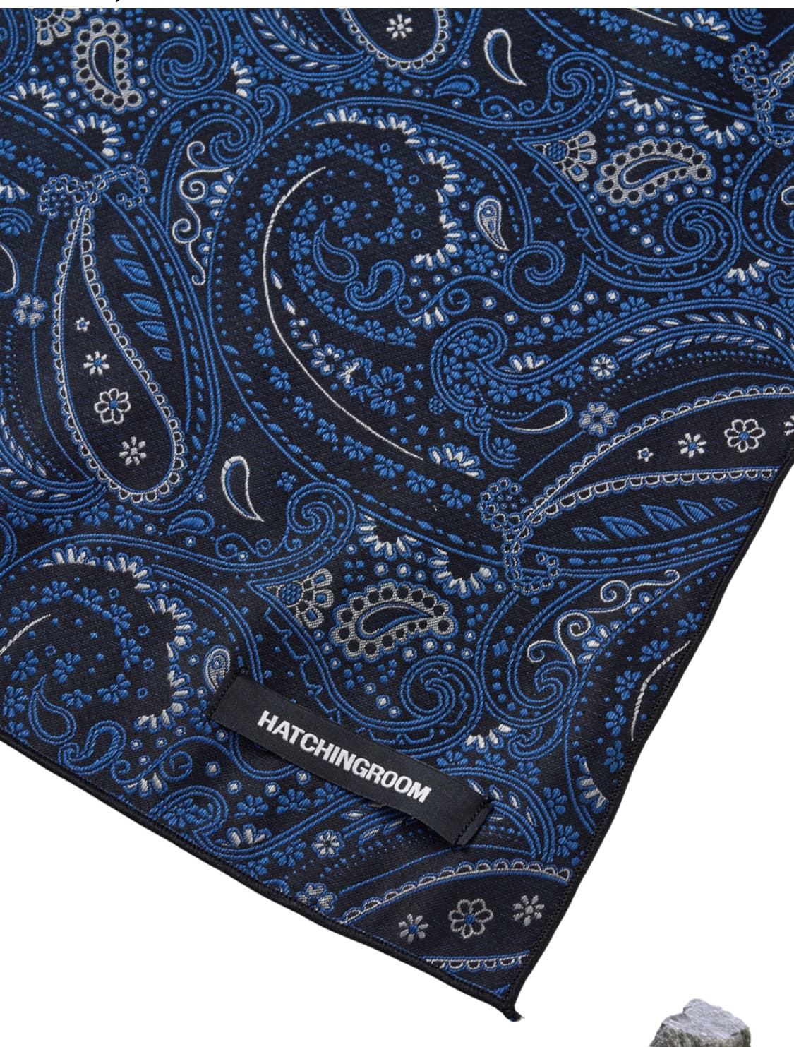 해칭룸 Paisley Bandana Scarf Blue 상품이미지2