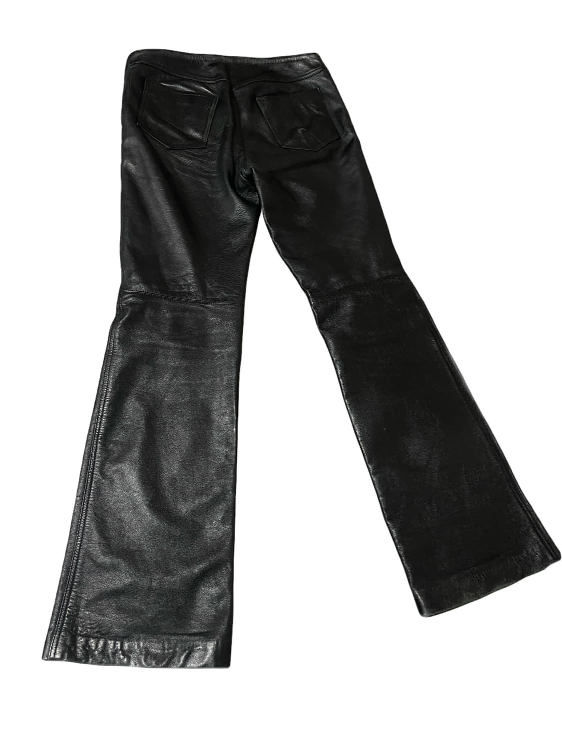 이탈리안 레더 부츠컷 팬츠 상품이미지2