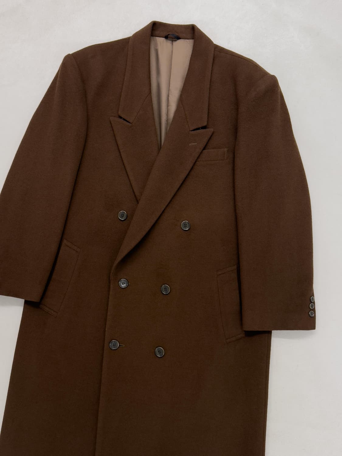 캐시미어 더블 코트 상품이미지3