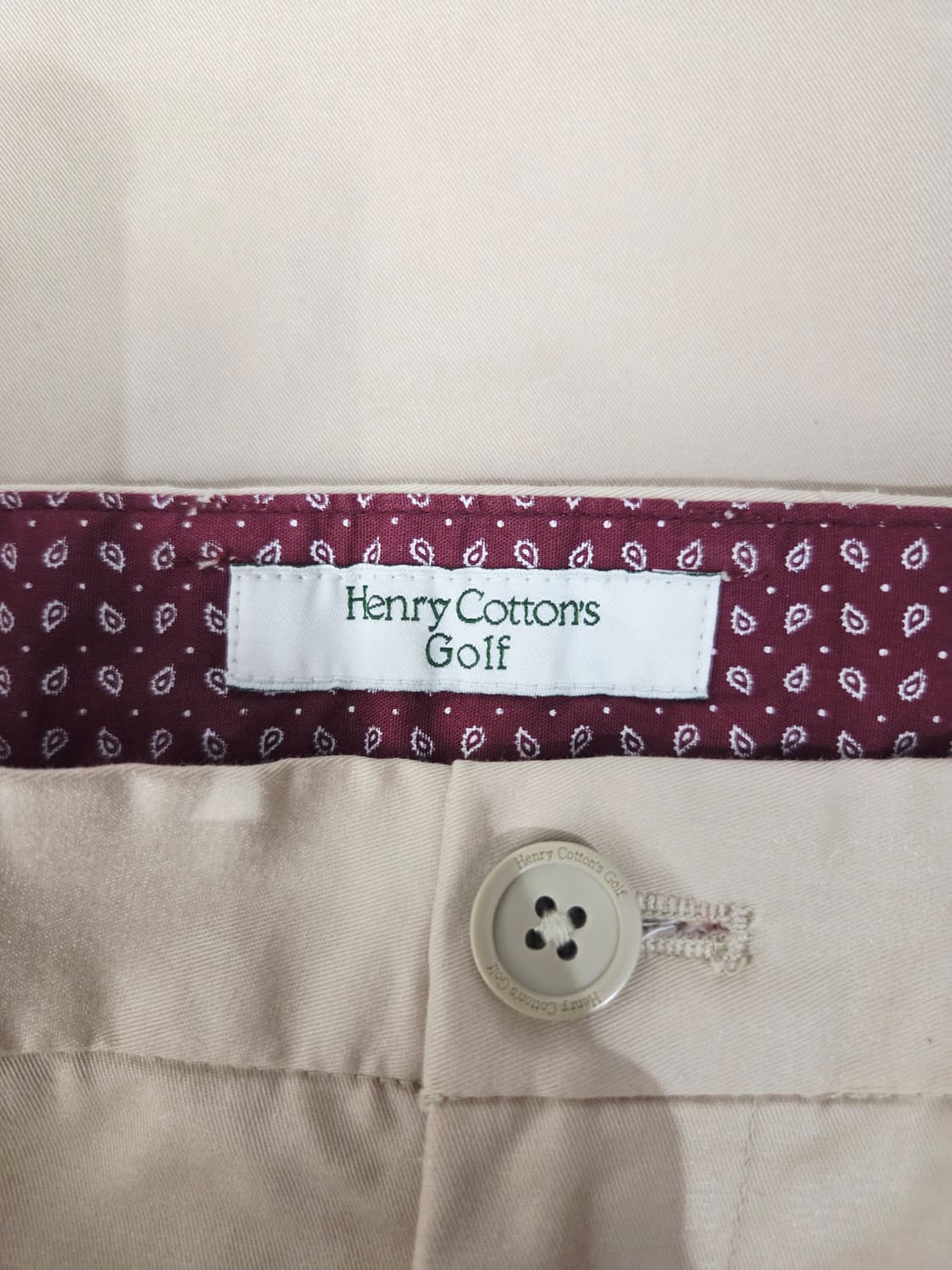 헨리코튼골프 베이지 치노팬츠_92 상품이미지8