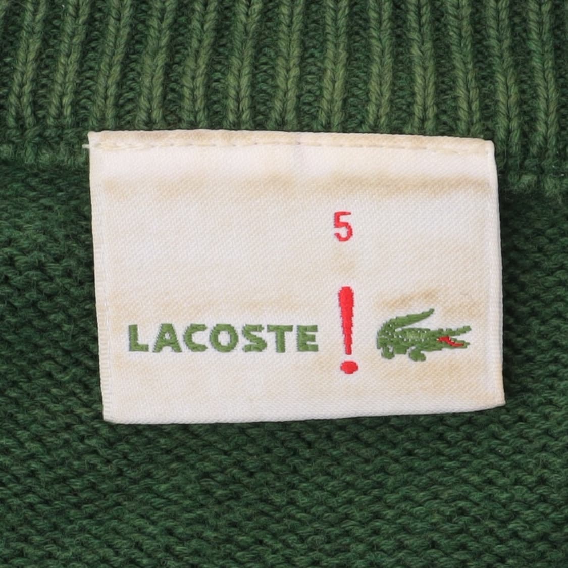 라코스테 그린 아가일 니트 상품이미지8