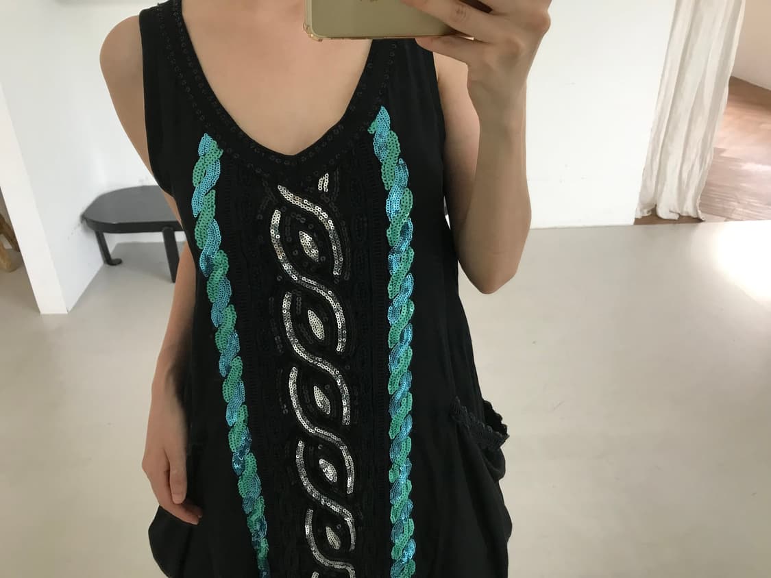 vintage spangles pocket sleeveless 상품이미지7